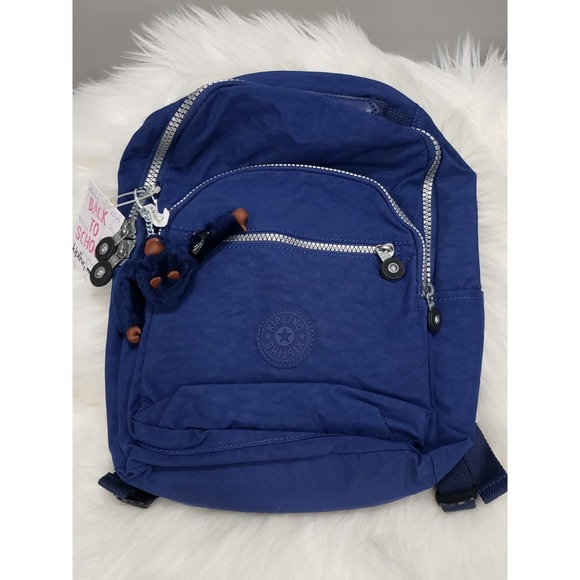 Kipling Handbags - NEW Kipling Seoul Backpack navy ink blue school laptop carry on travel school